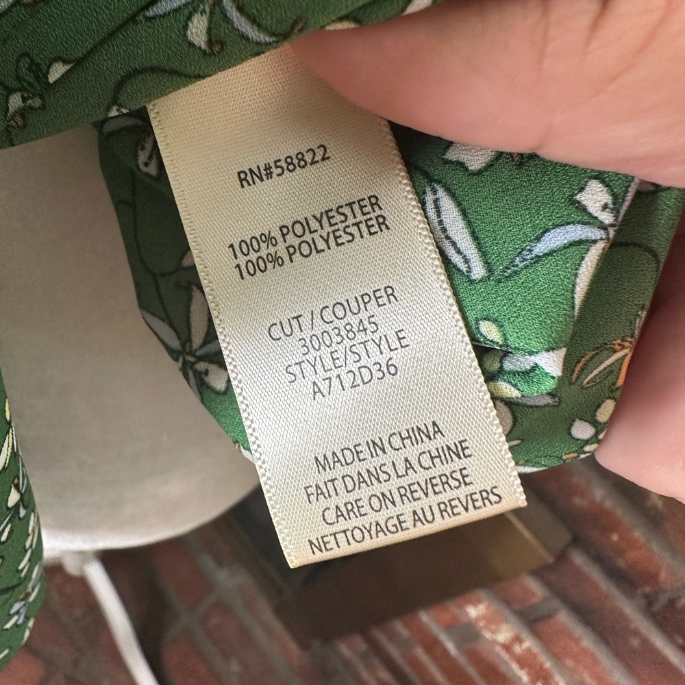 Max Studio Green Blouse - Picture 5 of 8